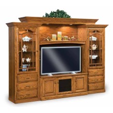 Hoosier Heritage 6 Piece TV Wall Unit