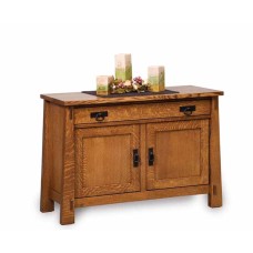 Modesto Enclosed Sofa Table with Drawer & Shelf