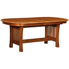 Arts & Crafts Trestle Dining Table