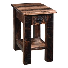 Barn Floor Chair Side Table