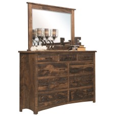 Barn Floor Mission 9 Drawer Dresser