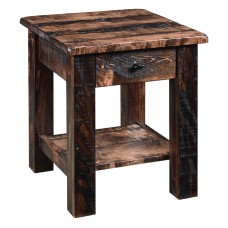Barn Floor End Table
