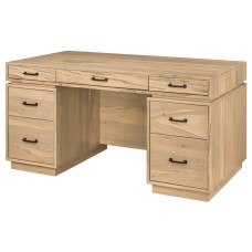 Bordeaux Double Pedestal Desk
