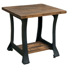 Cast Iron End Table