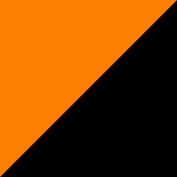 Tangerine/Black 