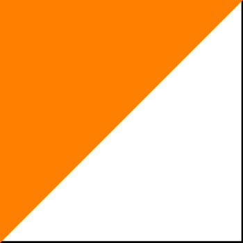 Tangerine/White 
