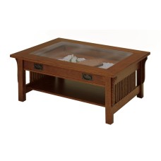 Landmark Glass Top Coffee Table