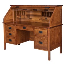Post Mission Rolltop Desk