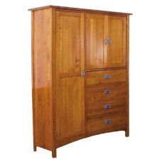 Arts & Crafts Mission Chifferobe