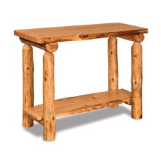 Fireside Rustic Flat Sofa Table with Shelf