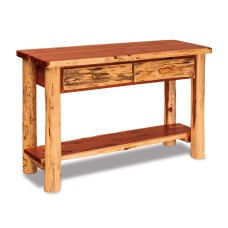 Fireside Rustic Sofa Table with Drawers