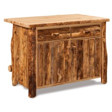 Fireside Rustic Kitchen Cabinet Island