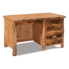Fireside Rustic Single Pedestal Desk