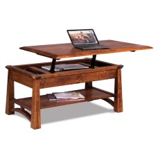 Artesa Open Lift Top Coffee Table with Counter Weight