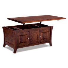 Ensenada Enclosed Lift Top Coffee Table with Doors