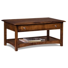 Finland Open Coffee Table with Drawer