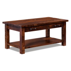 Houston Open Coffee Table with Drawer and Shelf - QUICK SHIP