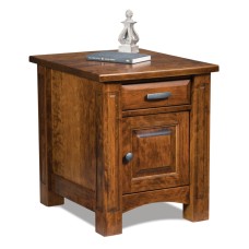 Lexington Enclosed End Table with Drawer and Door