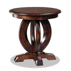 Saratoga 24" Round Solid Top End Table