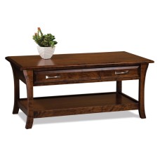Ensenada Open Coffee Table with Drawer - QUICK SHIP