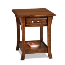 Ensenada Open End Table with Drawer - QUICK SHIP