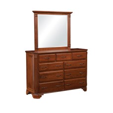 Georgian 9 Drawer Dresser