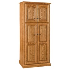32" Lux Traditional 4-Door Pantry Cabinet