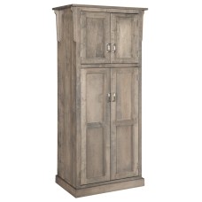 32" Mission 4-Door Pantry Cabinet