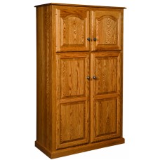 42" Lux Traditional 4-Door Pantry Cabinet