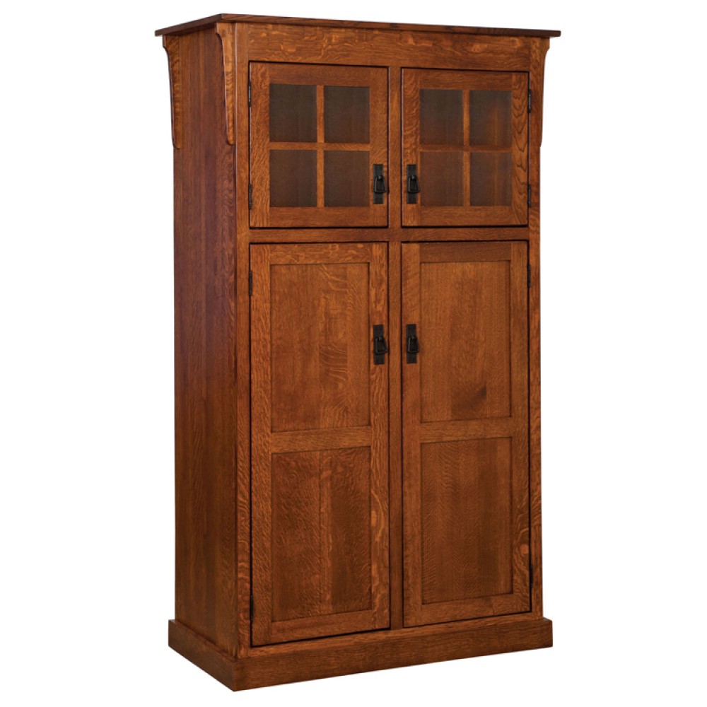 Heritage Mission 4-Door Pantry Cabinet