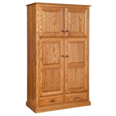 Traditional 4-Door Pantry Cabinet