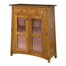 McCoy with Copper Panels Storage Cabinet