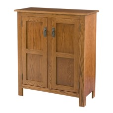 Mission Style 2-Door 2-Reverse Panel Pie Safe
