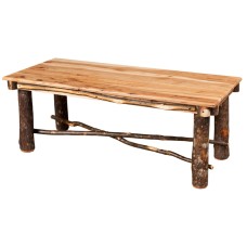 Hickory Coffee Table Solid Top