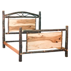 Hickory Panel Bed