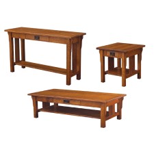 Camden Mission Open Occasional Table Set