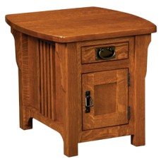 Craftsman Mission Cabinet End Table