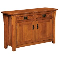Craftsman Mission Cabinet Sofa Table