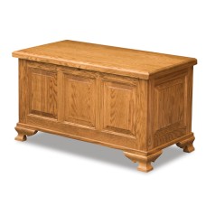 Triple Raised Panel Cedar Chest