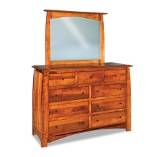 Boulder Creek 60" 9 Drawer Dresser