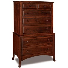 Carlisle 7 Drawer Chest on Chest