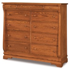 Chippewa Sleigh 11 Drawer Double Chest