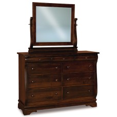 Chippewa Sleigh 58" 9 Drawer Dresser