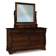 Chippewa Sleigh 58" 7 Drawer Dresser