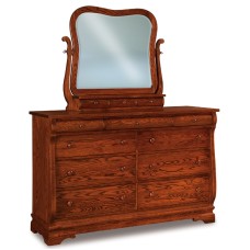 Chippewa Sleigh 65" 9 Drawer Dresser