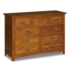 Flush Mission 59" 9 Drawer Mule Dresser