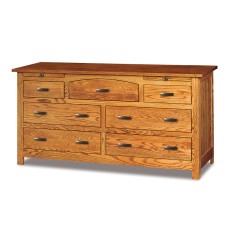 Flush Mission 7 Drawer Dresser with Jewelry Drawer