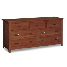 Flush Mission 72" 7 Drawer Mule Dresser