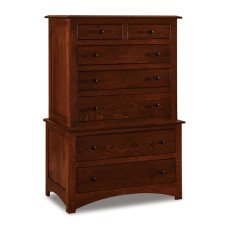 Finland 7 Drawer Chest on Chest