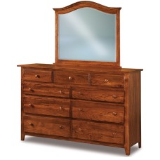 Shaker 66" 9 Drawer Dresser